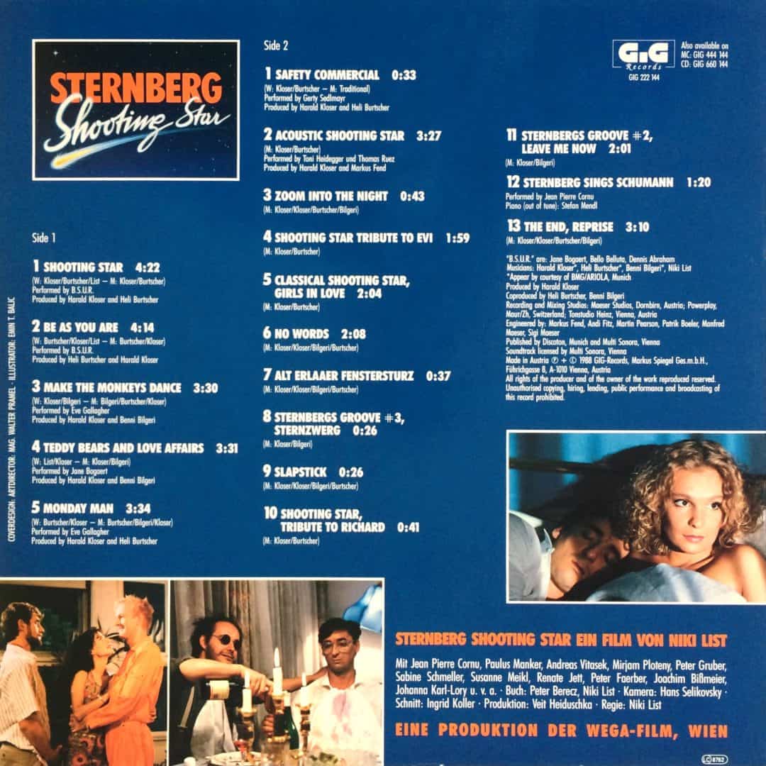 Sternberg Shooting Star – Original Soundtrack 1988