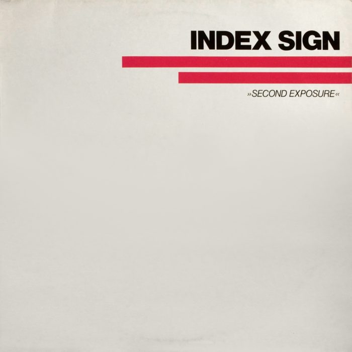 Index Sign Second Exposure – No Fun Records – NF 016 Germany 1982