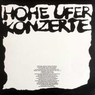 Vinyl LP Various ‎– Hohe Ufer Konzerte (Hannoverscher Künstlerverein)