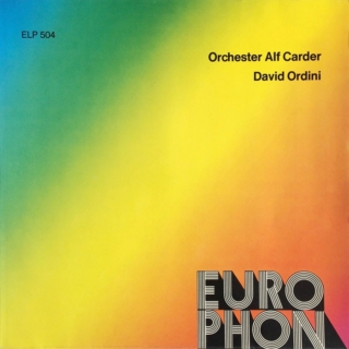 Orchester Alf Carder / Dave Ordini (ELP 504) Library Music Vinyl LP