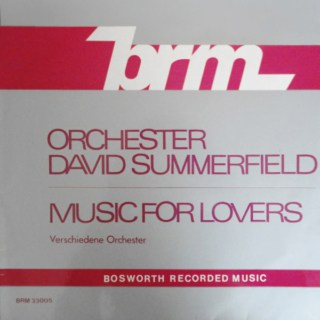 Orchester David Summerfield - MUSIC FOR LOVERS Verschiedene Orchester (1975)